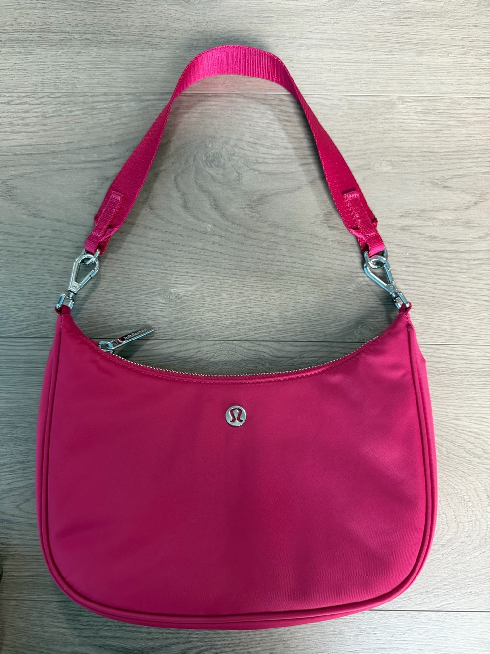 Lululemon City Essential Small Shoulder Bag 3L with Detachable Strap Hot Pink